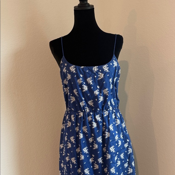 J. Crew Blue and White Floral Maxi Dress - Picture 8 of 14